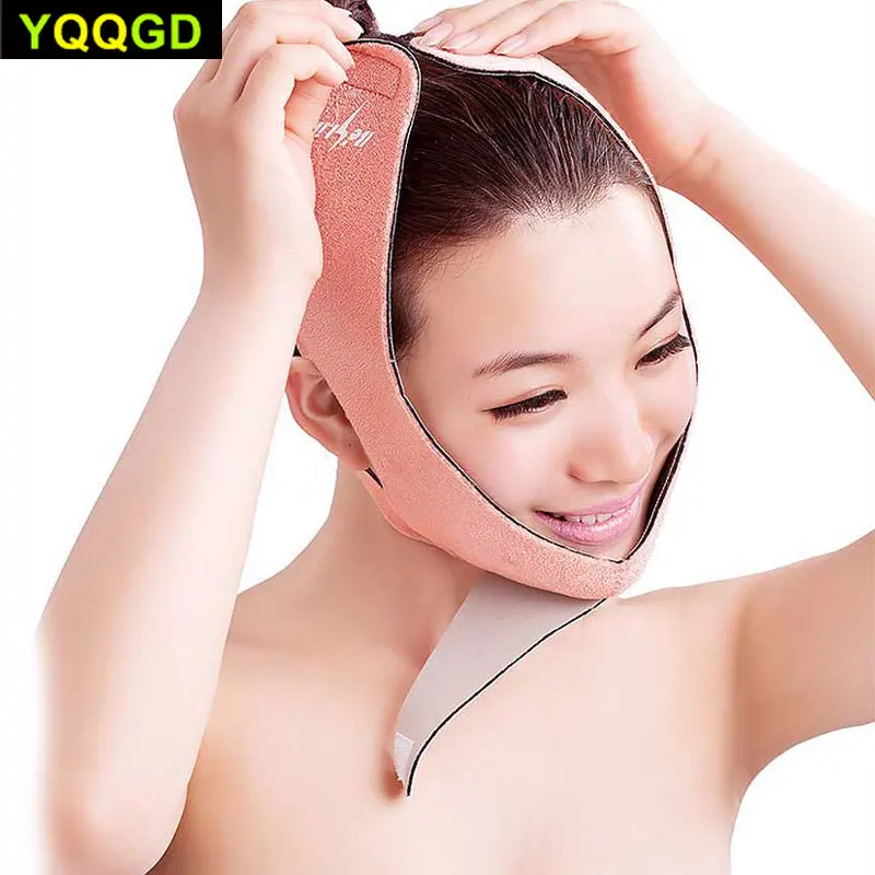 1 шт. Портативный Массаж подтяжка лица Пояс эластичный против морщин Facail для