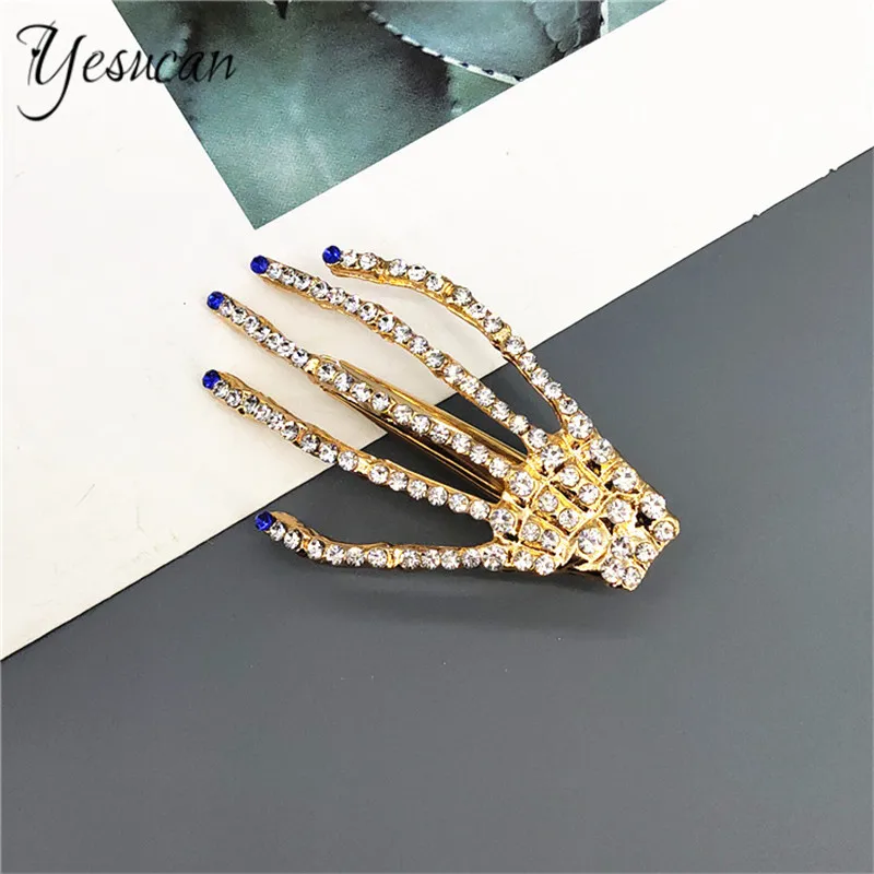 Вечерние заколки для волос в стиле Харадзюку с кристаллами орнамент