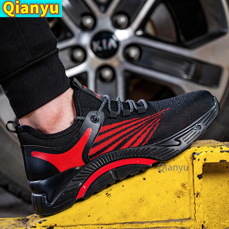 

2021 new men's and women's work safety shoes are suitable for outdoor steel-toed anti-smashing and anti-piercing work boots