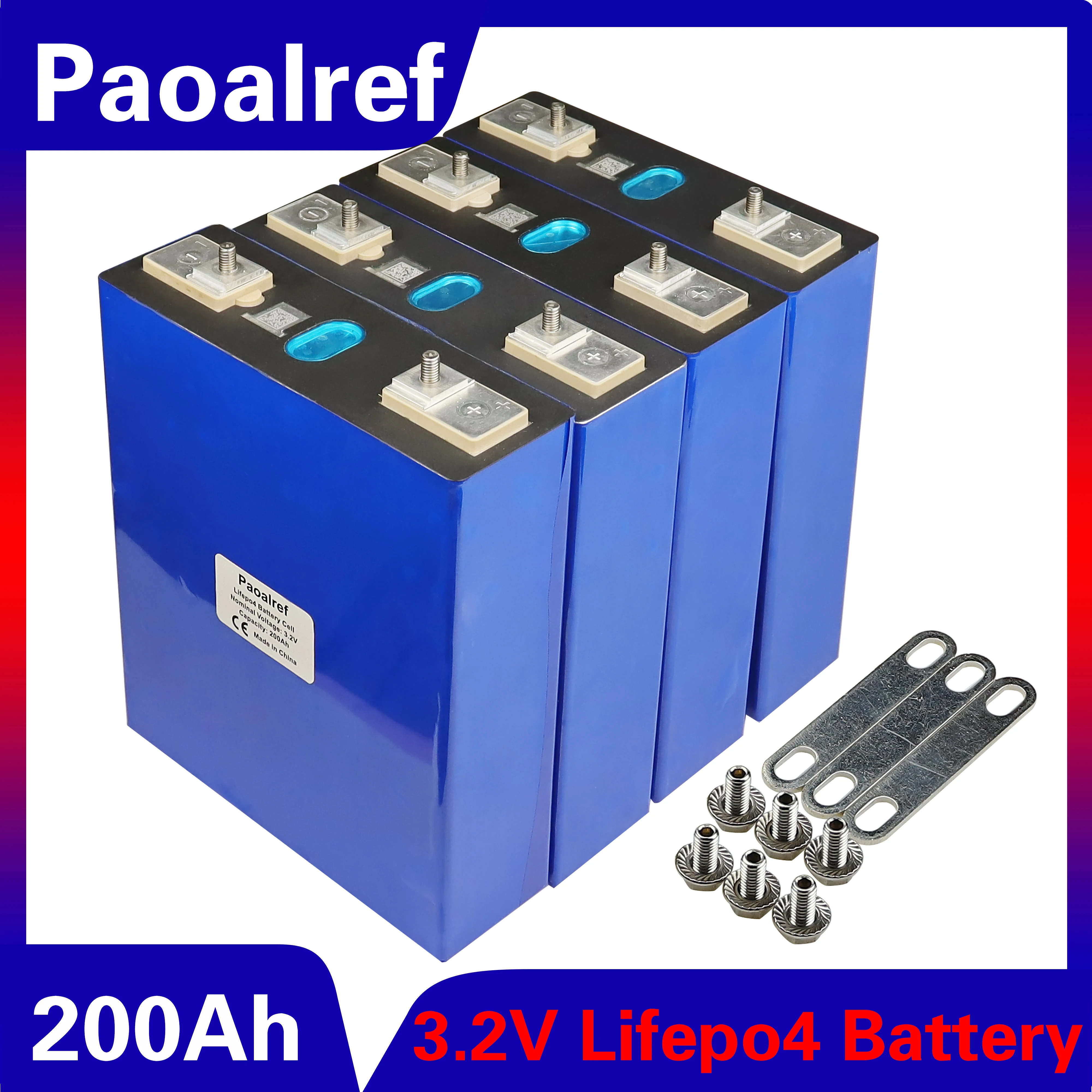 

Новый аккумулятор 3,2 В Ач lifepo4 12 В Ач 24 В Ач литий-железо-фосфатный солнечный элемент в комплекте ЕС США без пошлин