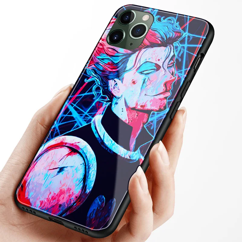 HunterxHunter HxH Hisoka аниме мягкий силиконовый стеклянный чехол для телефона iPhone SE 6s 7 8 Plus