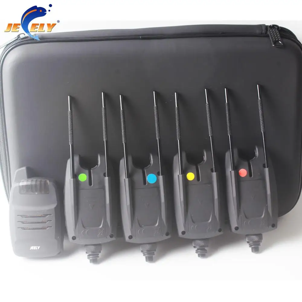 Беспроводной сигнализатор для укуса 3 светодиода ловли карпа набор сигнализации