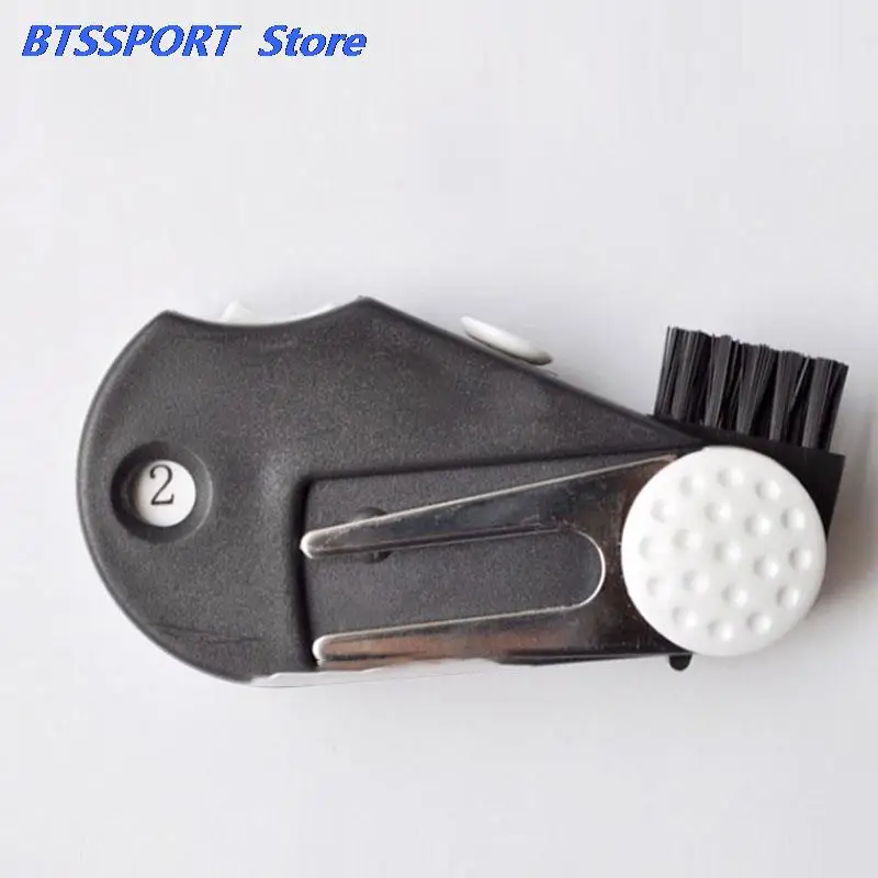 

1 шт. 5 в 1 счетчик очков, помощь при тренировке, складной многофункциональный инструмент для газона и гольфа, портативные аксессуары для ремо...