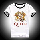 Женская хипстерская футболка Freddie Mercury, Повседневная футболка в стиле хип-хоп, рок, Харадзюку
