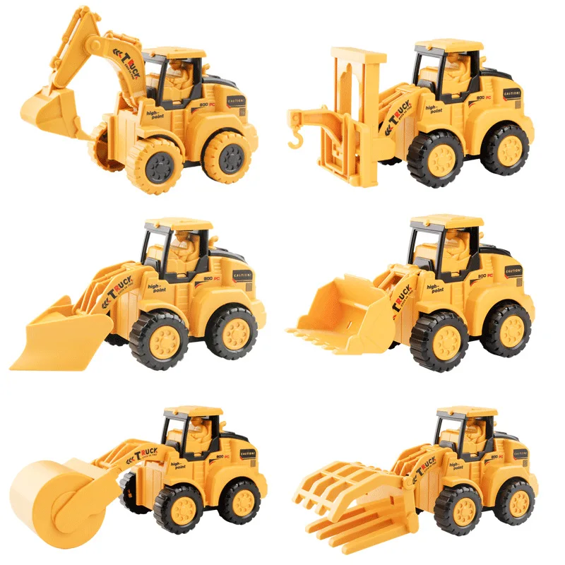 

Children's Pull-back Car Toy Engineering Car Press Inertia Simulation Excavator Multi-style Children Boys Educational Toys