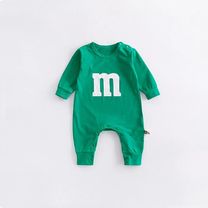 Хлопковый костюм для новорожденных мальчиков и девочек, осенняя одежда с длинным рукавом, дизайнерский костюм с двусторонним принтом, детс... от AliExpress WW
