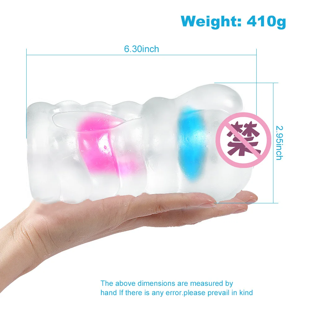 Мужской мастурбатор чашка мягкая киска секс игрушки Chieko прозрачная Вагина для