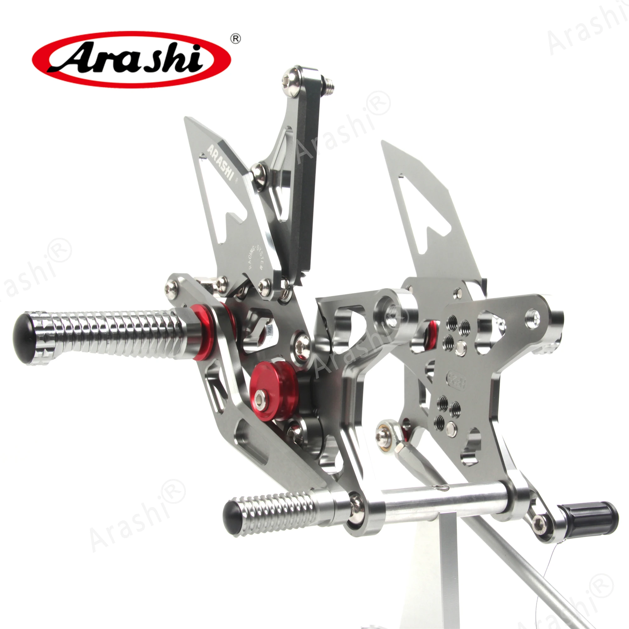 Араши ЧПУ Rearset ZX 6R ZX6R ZX636 2015 2016 2017 QS подножка регулируемая сзади набор для KAWASAKI NINJA