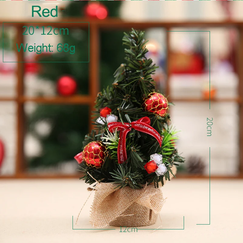 Новая мини елка маленькое Рождественское дерево Рождественская настольная