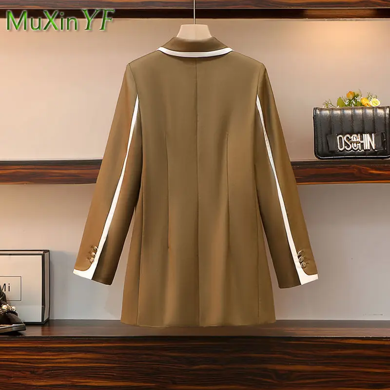 Women's Suit Jacket Autumn 2021 New Casual Loose All-match Coat Korean Fashion Elegant Professional Blazers Top Female Clothes