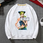 Джоджо графика кудзё Джоджо невероятные приключения Джоджо весна-осень мужские повседневные толстовки свитшоты мужские толстовки Свитшот Топы