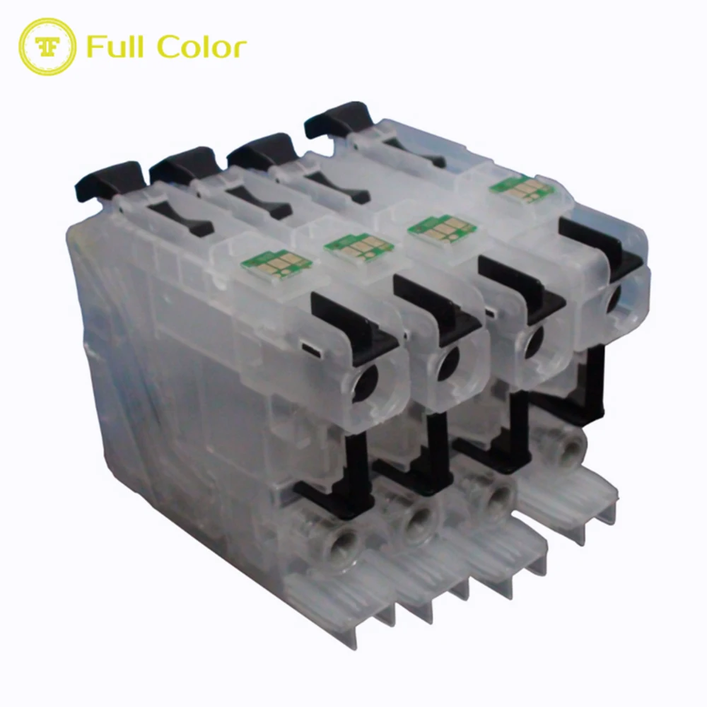 Полноцветный LC 563 LC563 картридж чип автоматического сброса KCMY совместимый для Brother