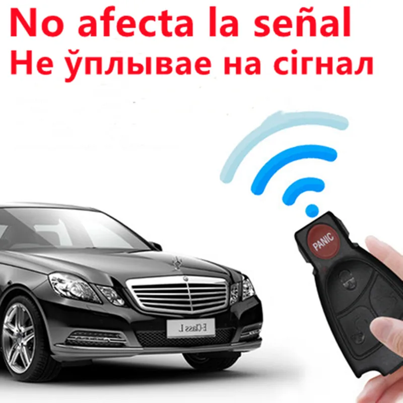 

Reemplazos de carcasa de llave a distancia de coche Fob para Mercedes BenzC200 E280 S350 W220 W204 S320 Clave 2/3/4 botones