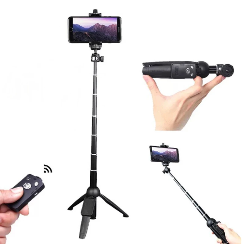 Монопод-Трипод для селфи совместимый с Bluetooth мобильный телефон iPhone 12 pro max Huawei P30