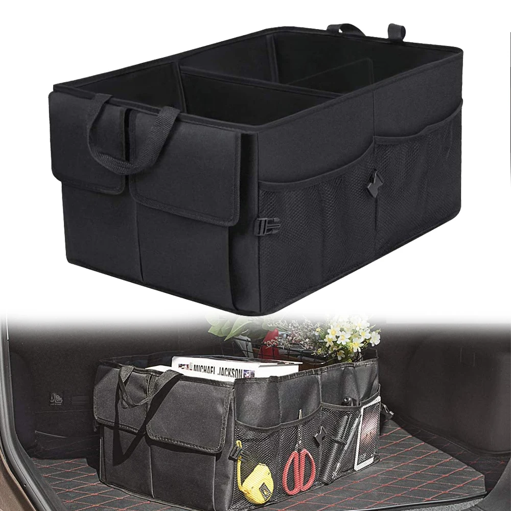 

Universal Car Trunk Organizer Eco-Friendly Durable Collapsible Foldable Cargo Storage Box SUV Auto Traveling Case