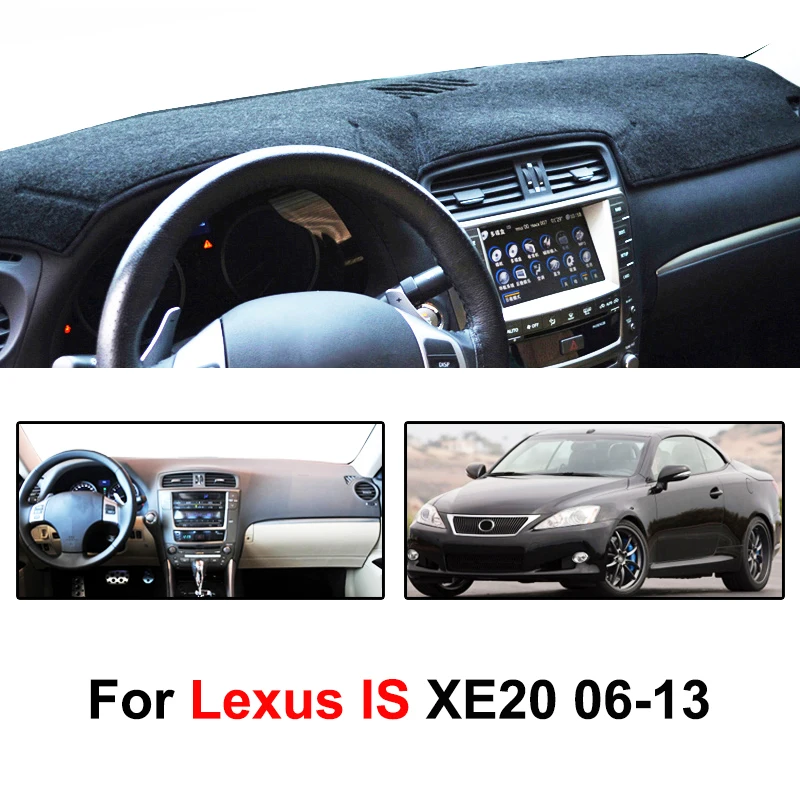 Xukey для Lexus F IS IS250 IS350 крышка приборной панели приборная панель коврик Защита от