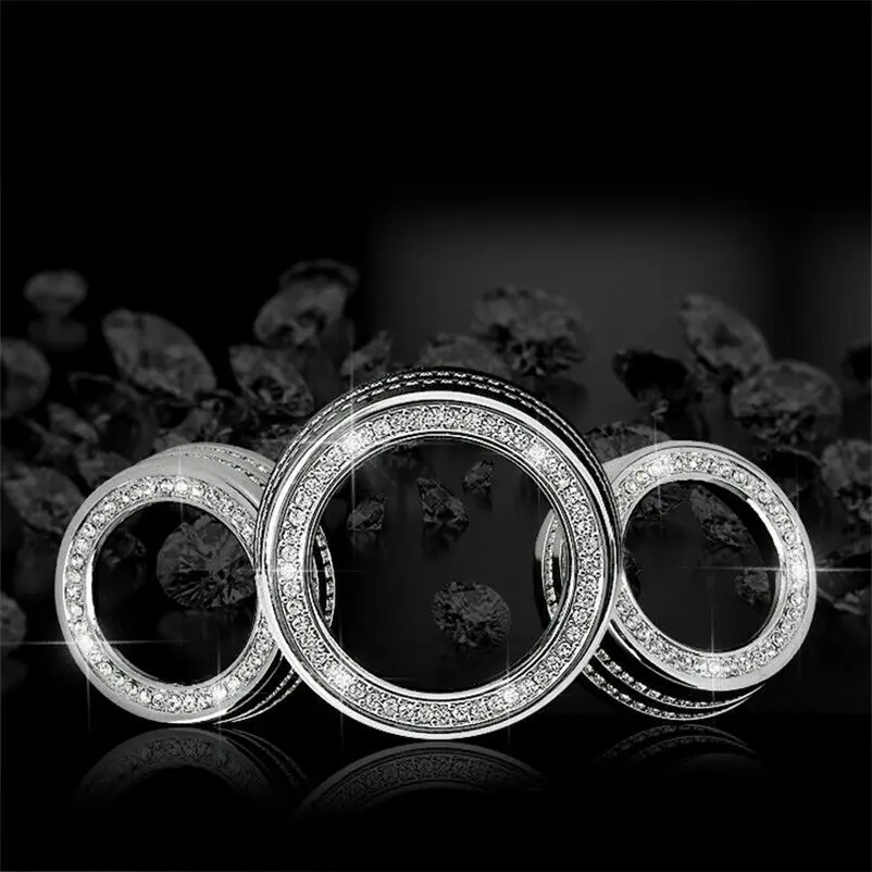 

3Pcs/Set Diamond Air Conditioning Switch Knob Trim Cover For MINI Cooper F54 F56 F55 F60