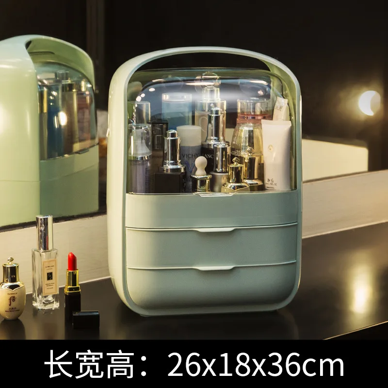 

Simple Web Celebrity Cosmetics Storage Box Desktop Dustproof Household Dressing Table Skin Care Products Storage Box