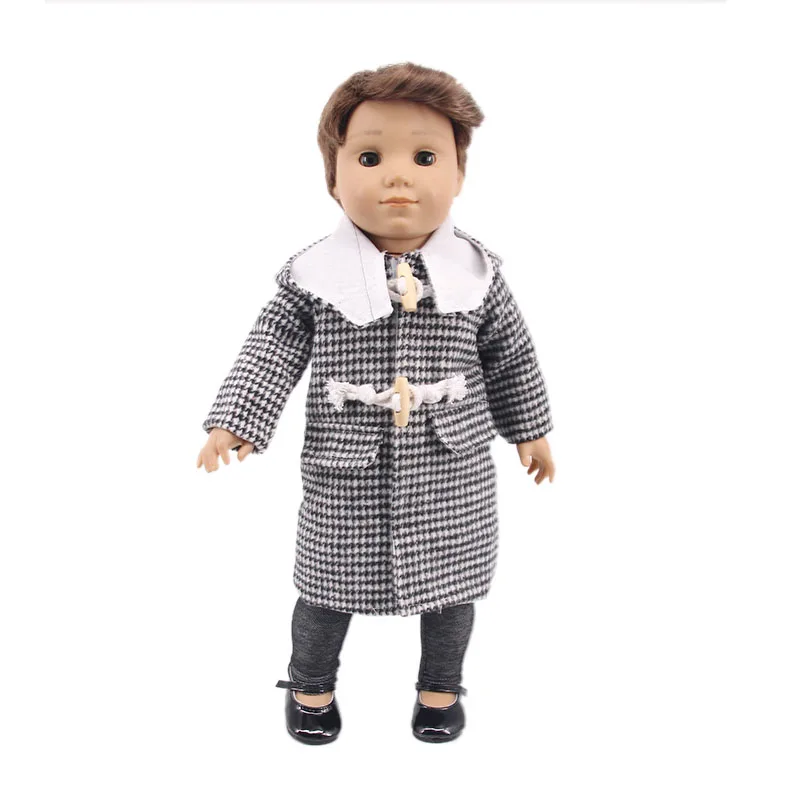 Свитер Logan Doll пальто одежда в западном стиле для 18 дюймовых американских и 43 см