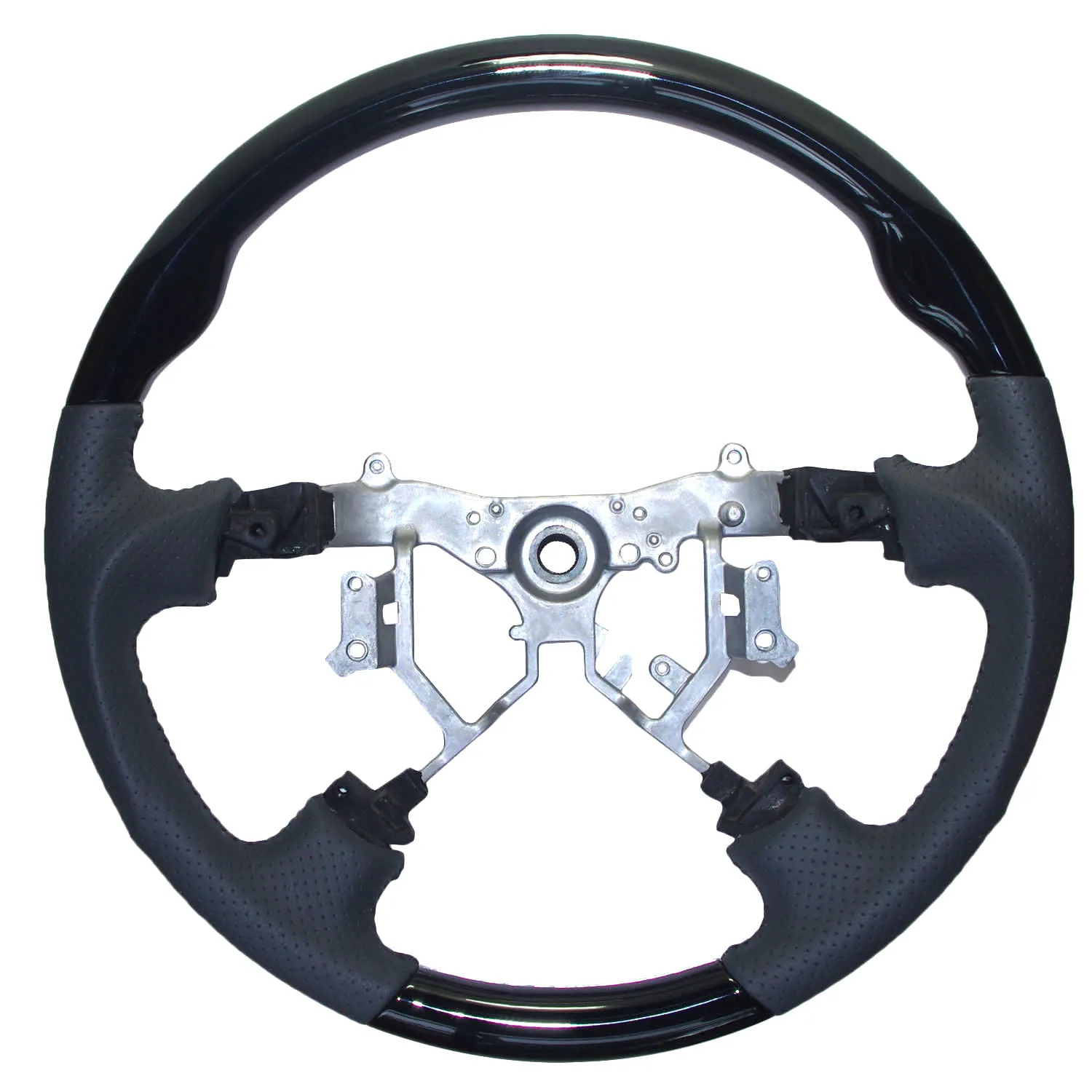 Кожа резьба по дереву рулевого колеса для 2003-2009 Toyota 4runner Sequoia Sienna, Tundra модель CAMRY Previa Tacoma Hiace Estima Hilux