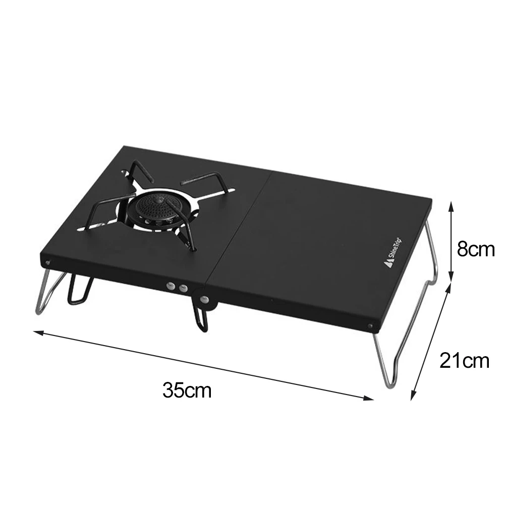 

Outdoor Camping Foldable Table Heat Shield Gas Stove Stand Camping Stove Table For SOTO ST-310/ST330/CB-JCB/TRB250 Stoves