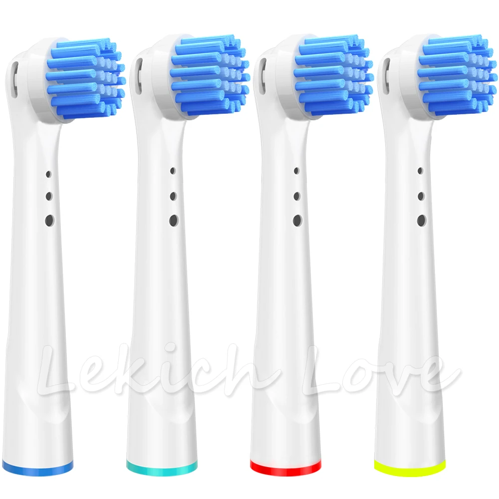 4 шт. чувствительной Замена Зубная щётка для Oral B головки более широкий выбор с