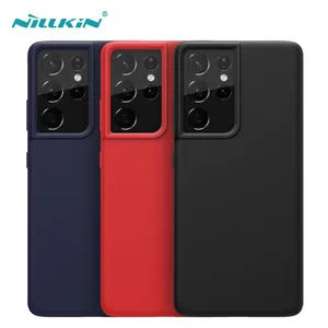 for samsung galaxy s21 s21 ultra phone case nillkin flex pure soft liquid silicone shockproof cover for samsung s21 plus case free global shipping