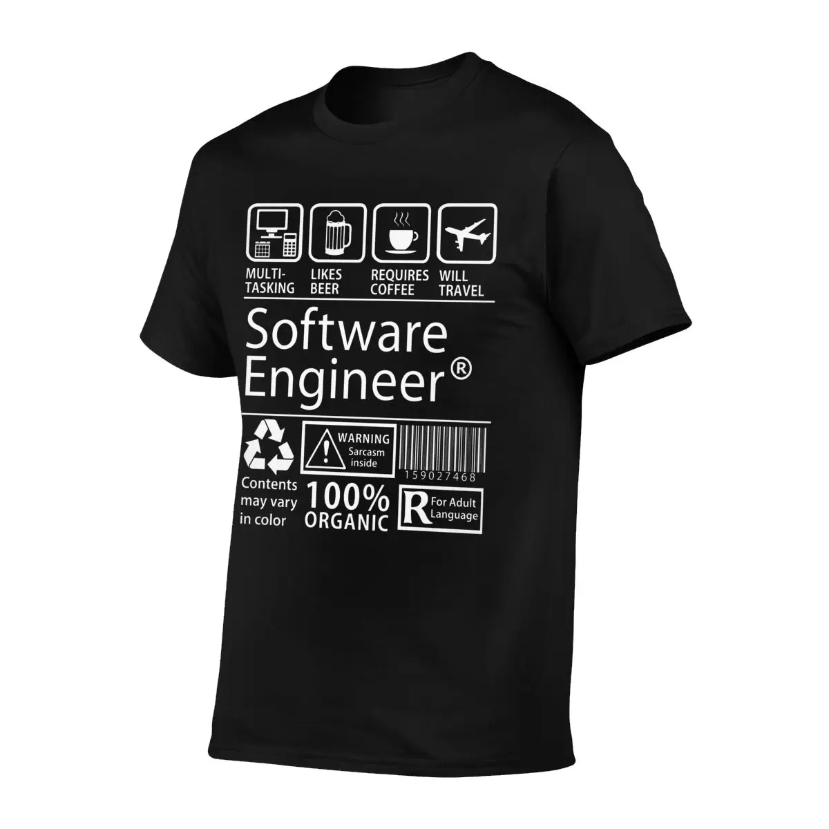 Программируемая мужская летняя футболка с программируемым программным