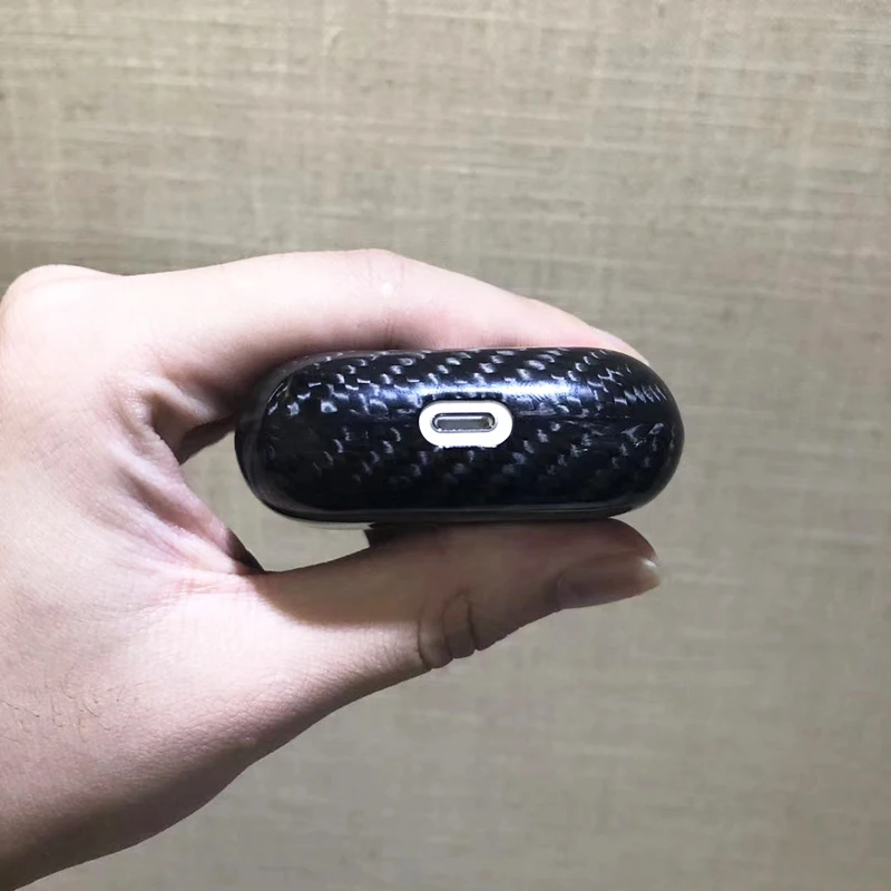 Чехол из настоящего углеродного волокна для Apple AirPods Pro, роскошный тонкий жесткий защитный чехол для AirPods Pro, чехол для наушников, аксессуары