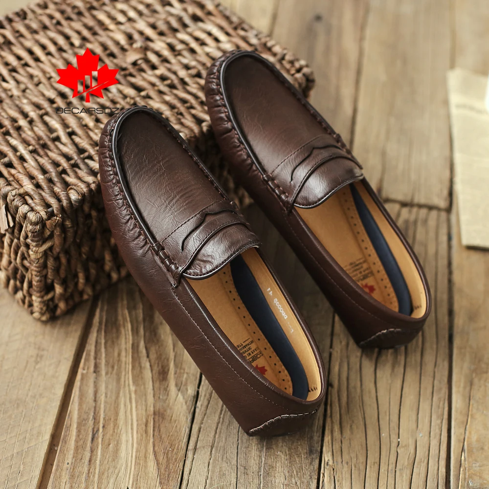Мужская повседневная обувь Осенняя модная мужская на плоской подошве Модель 2020