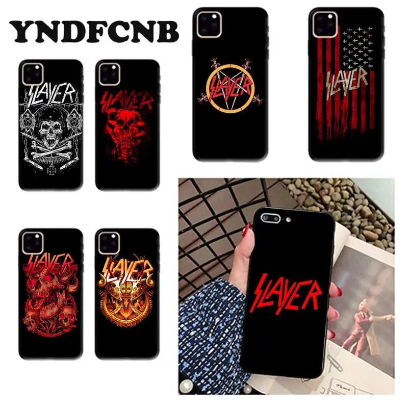 Чехол для телефона Slayer из тяжелого металла рок-группы милый чехол iphone 13 8 7 6 6S Plus X XS