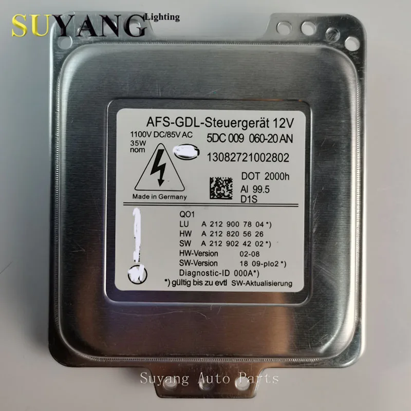 Новинка ксеноновый балласт D1S D1R A2129007804 13082721002802 для OEM H ella комплект фар 5 dc009060 20