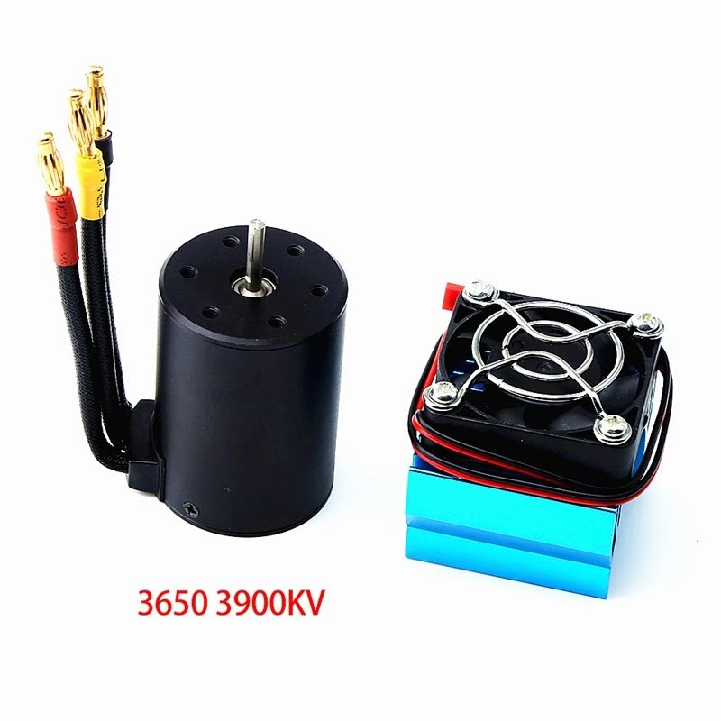 Водонепроницаемый 3650 3900KV бесщеточный двигатель с 540 3660 3670 крышка радиатора