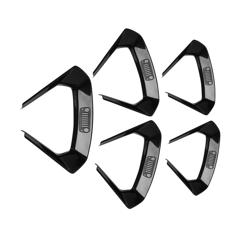 

Wheel Hub Tire Rim Sticker Decoration Cover Trim Decal Car Exterior Accessories for Jeep Compass 2017