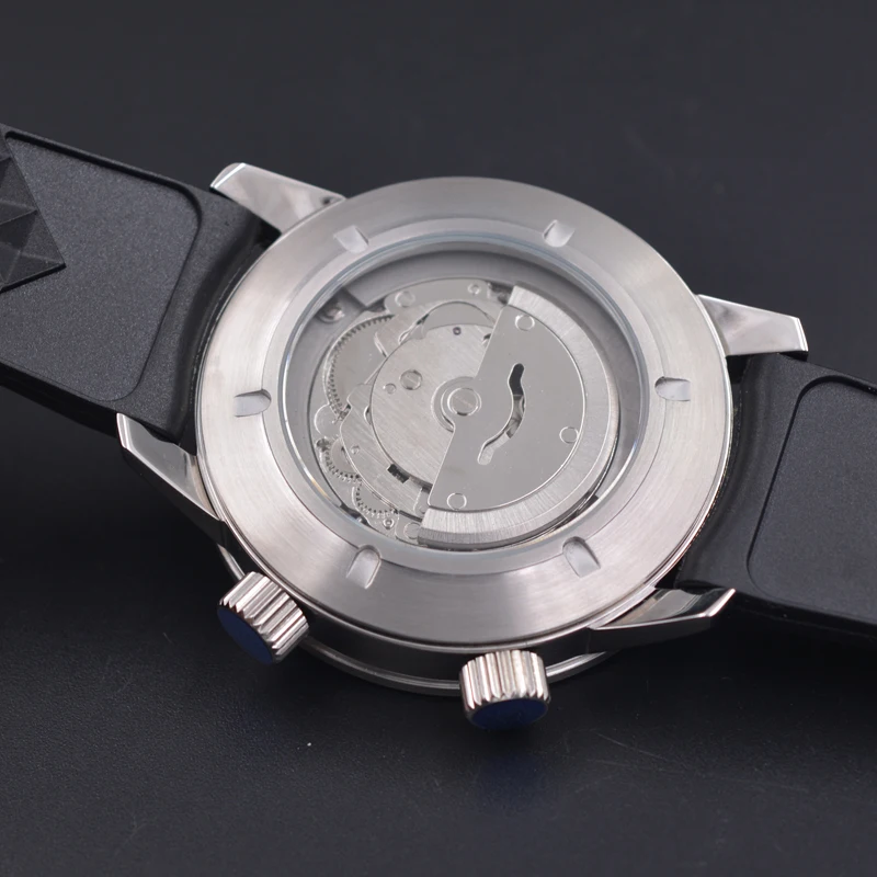 

Corgeut 44.5mm Seagull Miyota Stainless Steel Case Luxury Brand Double Crown Mechanical Men Automatic Watch Calendar Night Light