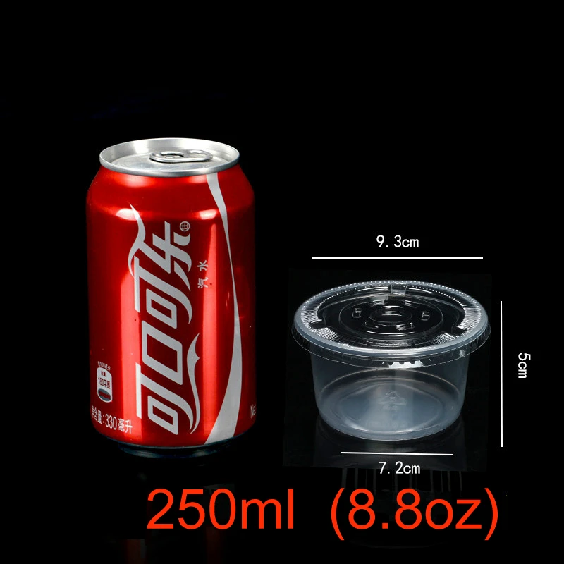8.8oz 250ml Flat lid 50 компл Одноразовая чашка пудинга Пластик машина по изготовлению крышек силиконовая миска для десерта йогурт маленькую коробочку дома вечерние свадебные выпечки сливы 3/4/5/8/10 унций - Цвет: 8.8oz 250ml Flat lid