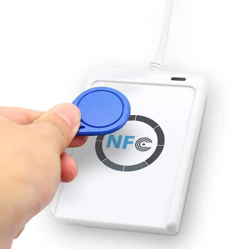 NFC считыватель USB ACR122U бесконтактная смарт-карта ic и писатель rfid Копир Дубликатор 5