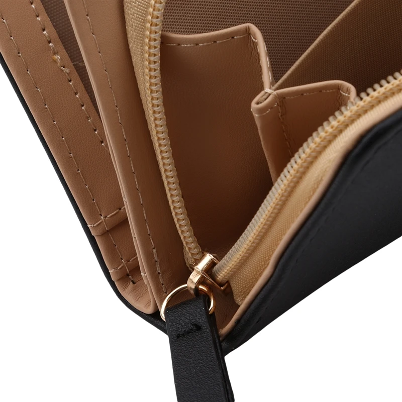 

2021 Women Wallet PU Leather Purse Female Long Wallet Gold Hollow Leaves Pouch Handbag For Women Coin Purse Card Holders Clutch