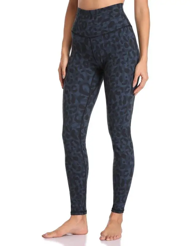 

YF Ladies fitness leggings yoga wear gym leggings sportswear high waist printing push-up sports leggings running pants