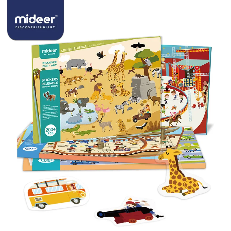 MiDeer наклейки Классические игрушки с изображением мультипликационных персонажей