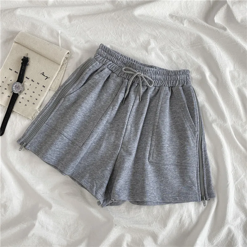 

New Women Shorts Skirts Spring Fashion High Waist Shorts Female Casual Loose Culottes Woman black
