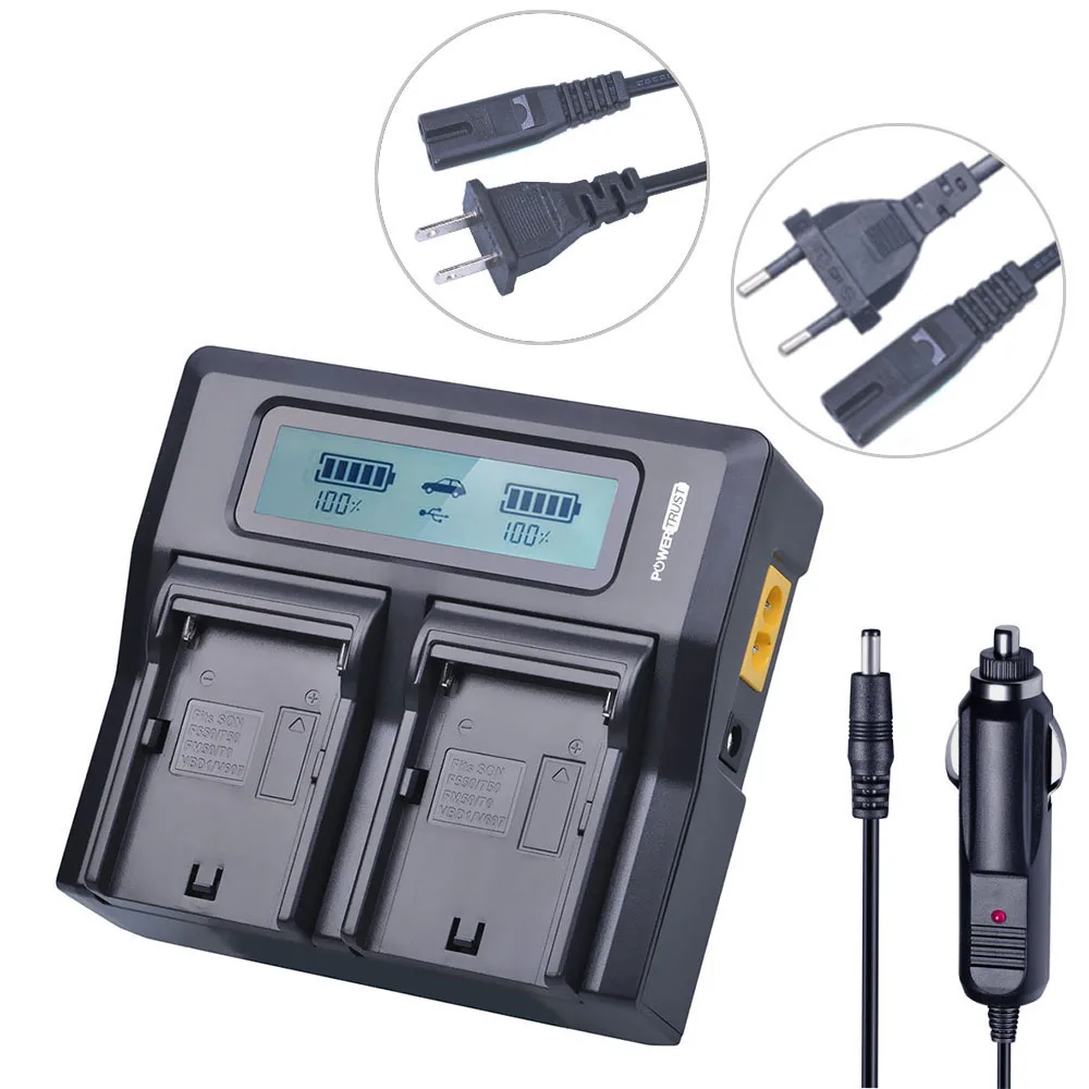 Аккумулятор и зарядное устройство 5200 мА · ч, 1 шт., NP-F750, NP-F770, F750, для Sony NP-F960, NP-F970, F960, F970, NPF750, NP, F750, F730, F770 (art.: 3a35b613b60) - 3a35b613b60
