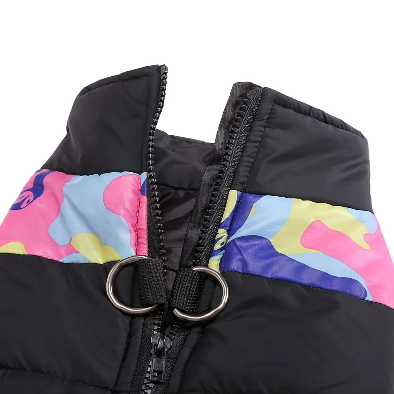 Зимний теплый лыжный костюм Хлопковая куртка на молнии с камуфляжным принтом