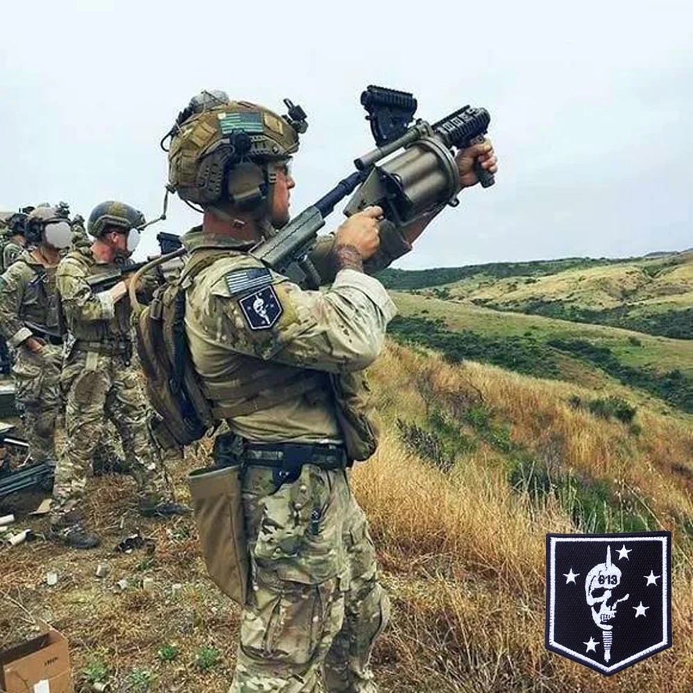 Нашивка TSNK USMC/MARSOC /ODA 813 для любителей милитари |