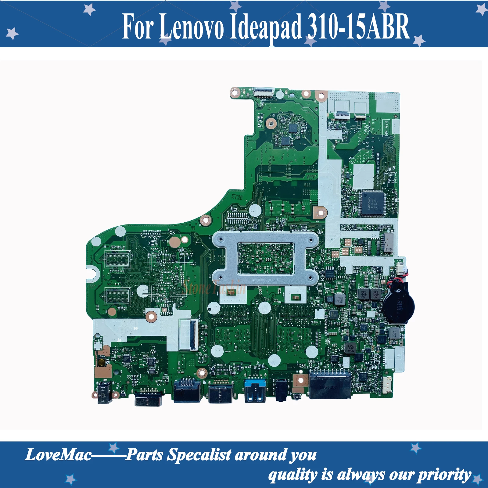 Высококачественная материнская плата FRU 5B20L71644 для ноутбука Lenovo Ideapad 310-15ABR AMD CG516