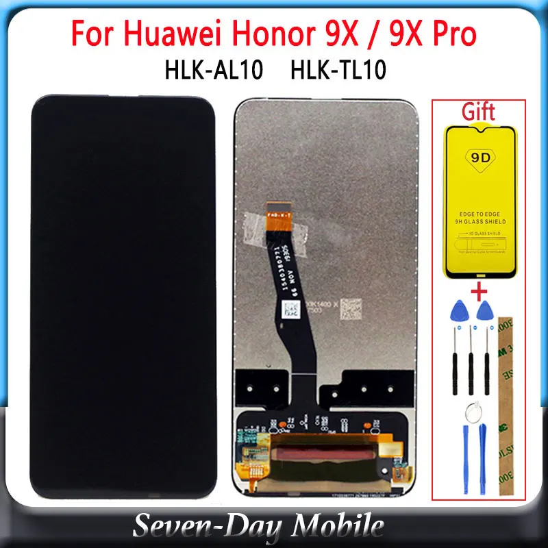 ЖК дисплей с тачскрином в сборе для Huawei Honor 9X 6 59 дюйма сменный экран Pro сенсорным