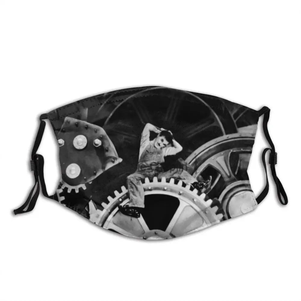 

Me At Work Diy Adult Kids Face Mask Modern Times Charlot Old Movies Peliculas Film Black And White Movies Black And White