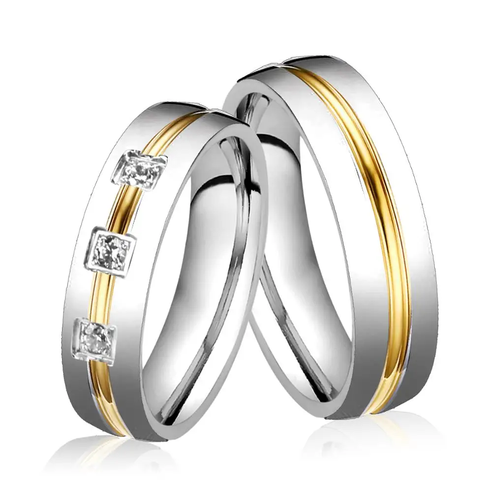 LUXUKISSKIDS Роскошное винтажное свадебное кольцо Bague для женщин и мужчин Циркон пары