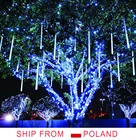 Светодиодная гирлянда метеоритный дождь, 50 см, 8 трубок