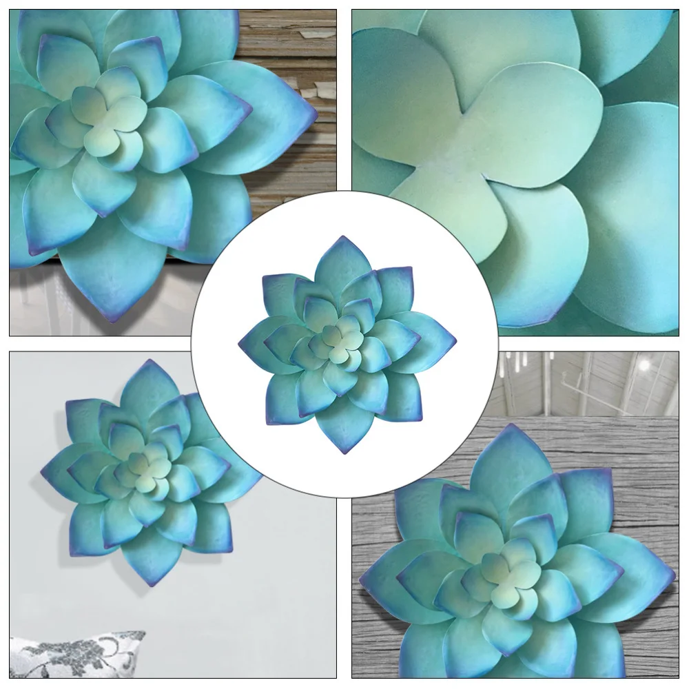 

Chic Man Made Flower Hanging Succulent Decors Three-dimensional Plant Ornaments